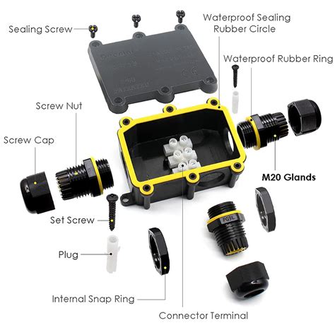 external armoured cable junction box